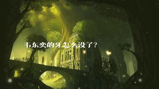 韦东奕的牙怎么没了？