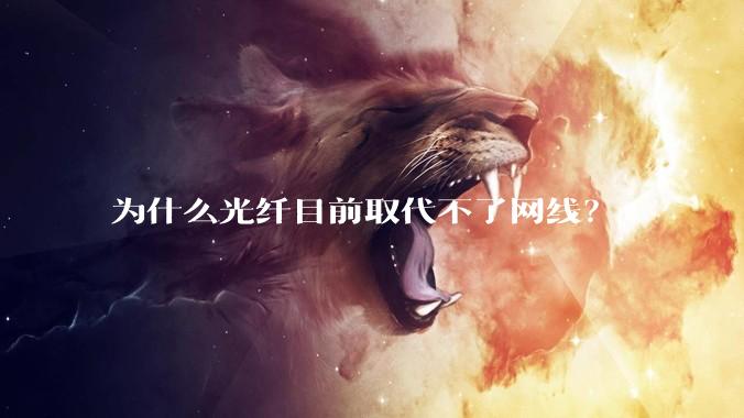 为什么光纤目前取代不了网线？