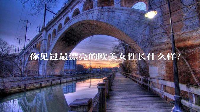 你见过最漂亮的欧美女性长什么样？