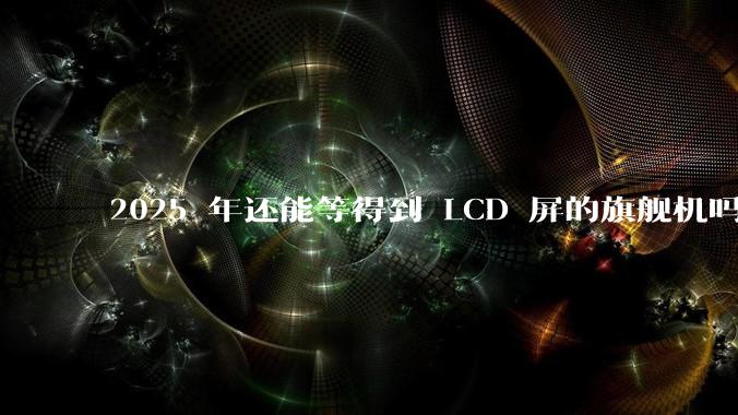 2025 年还能等得到 LCD 屏的旗舰机吗？