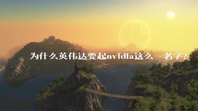 为什么英伟达要起nvidia这么一名字？