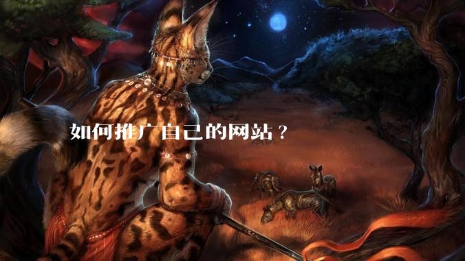 如何推广自己的网站?
