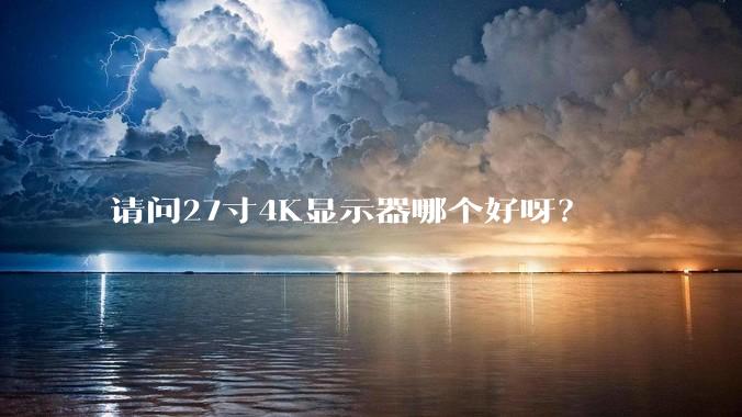 请问27寸4K显示器哪个好呀？