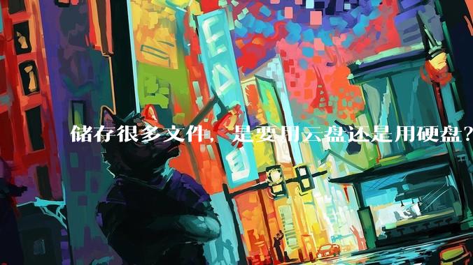 储存很多文件，是要用云盘还是用硬盘？