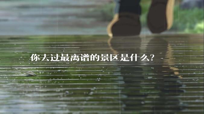你去过最离谱的景区是什么？