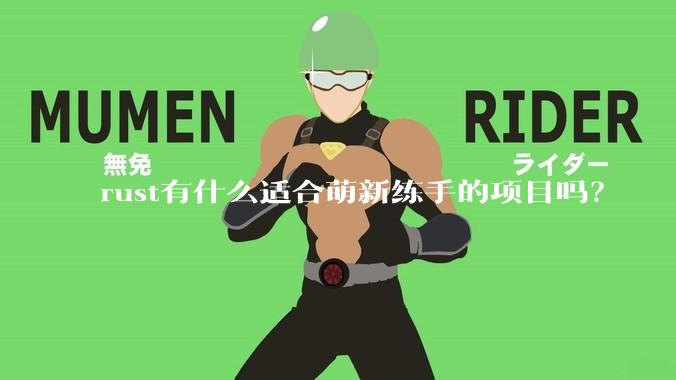rust有什么适合萌新练手的项目吗？
