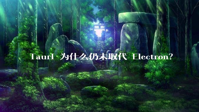 Tauri 为什么仍未取代 Electron？