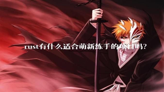 rust有什么适合萌新练手的项目吗？