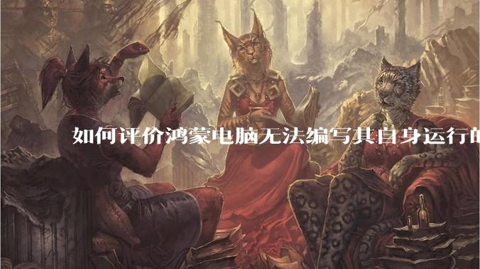 如何评价鸿蒙电脑无法编写其自身运行的程序？
