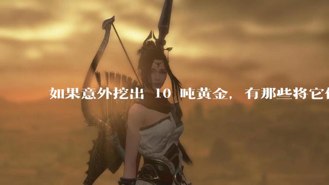 如果意外挖出 10 吨黄金，有那些将它们洗白、正常使用的方法？