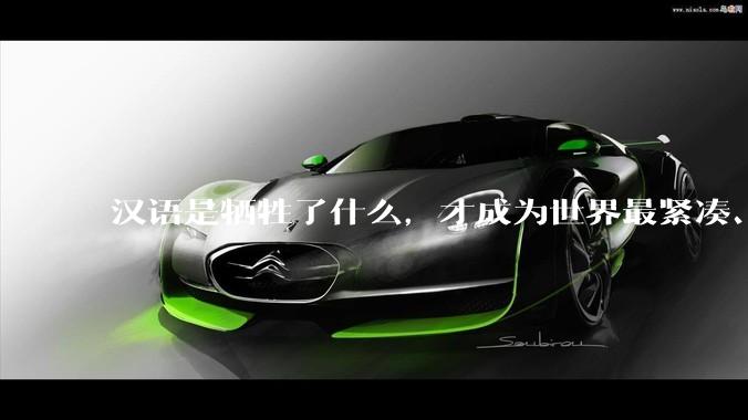 汉语是牺牲了什么，才成为世界最紧凑、最高效的语言？