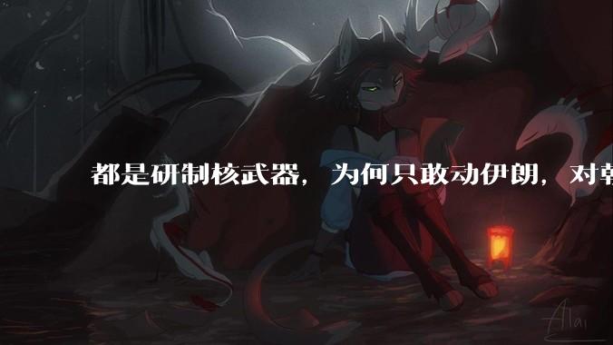 都是研制核武器，为何只敢动伊朗，对朝鲜确畏首畏尾？