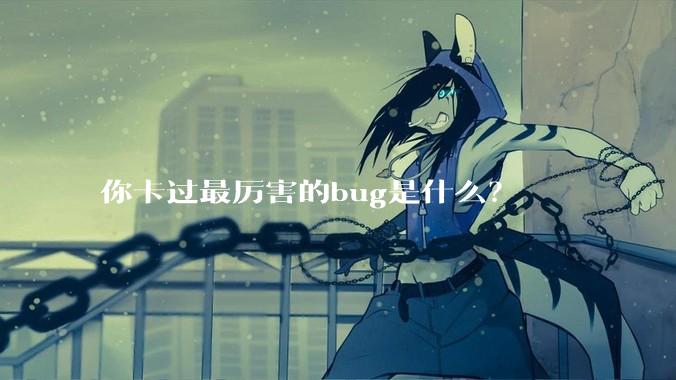 你卡过最厉害的bug是什么？