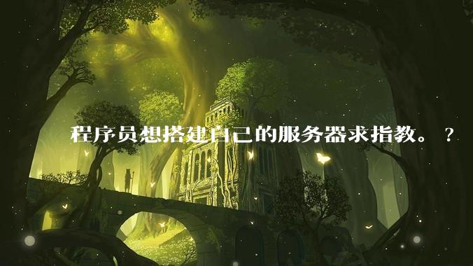 程序员想搭建自己的服务器求指教。?