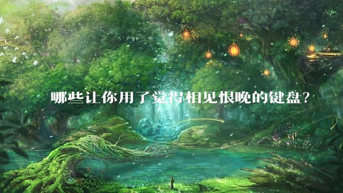 哪些让你用了觉得相见恨晚的键盘？